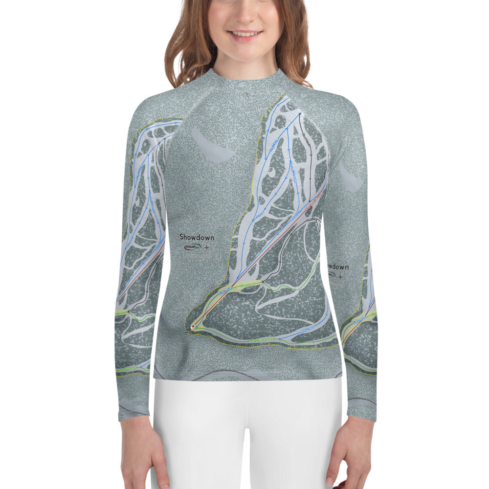 Showdown,   Montana Ski Trail Map Youth Layers