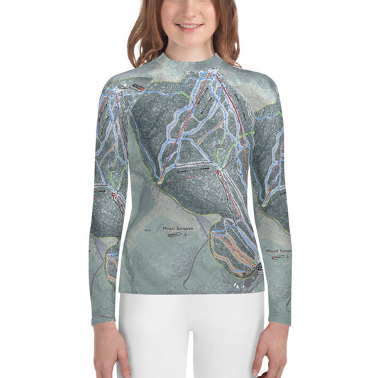 Mount Sunapee, New Hampshire Ski Trail Map Youth Layers