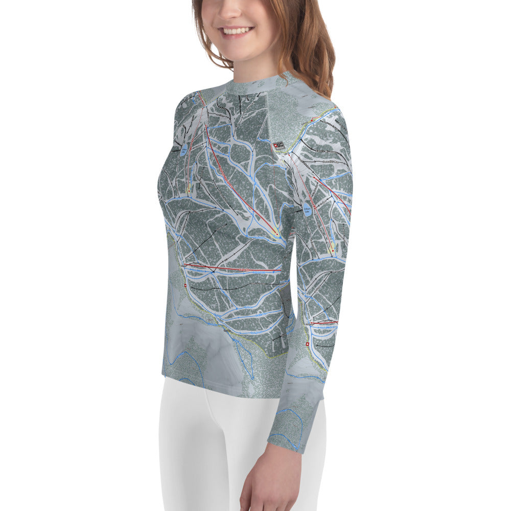 Schweitzer, Idaho Ski Trail Map Youth Layers