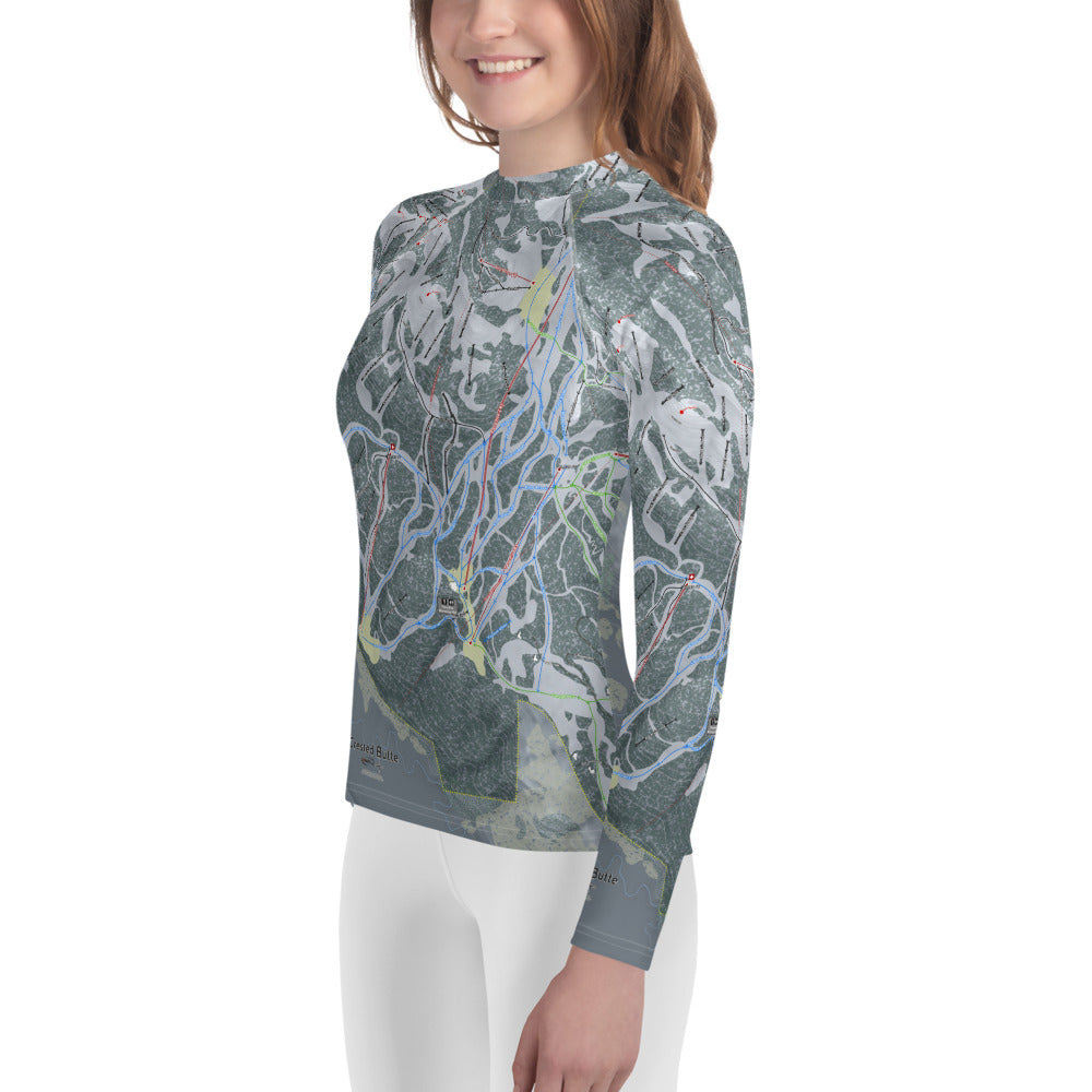 Crested Butte, Colorado Ski Trail Map Youth Layers