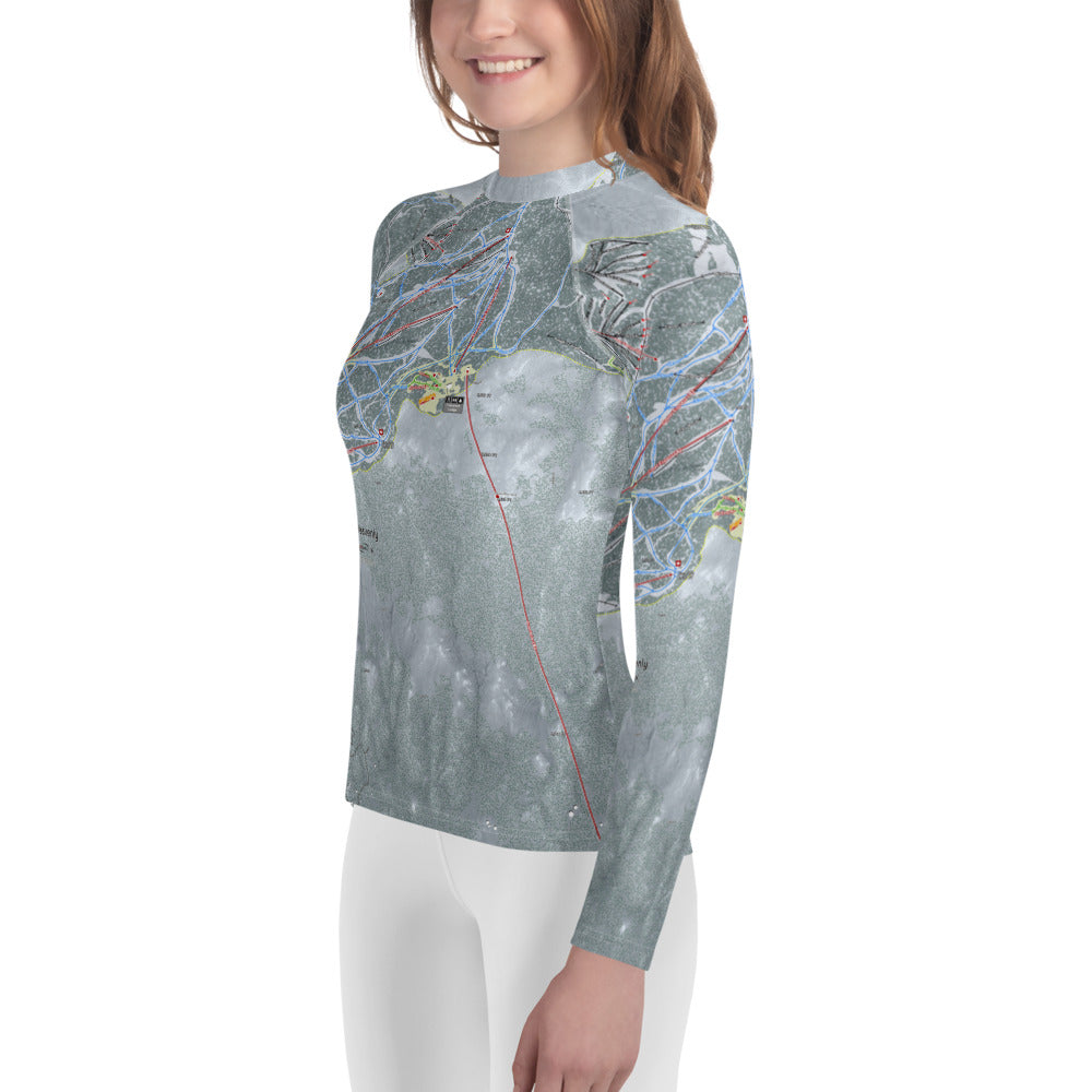 Heavenly,  Nevada Ski Trail Map Youth Layers