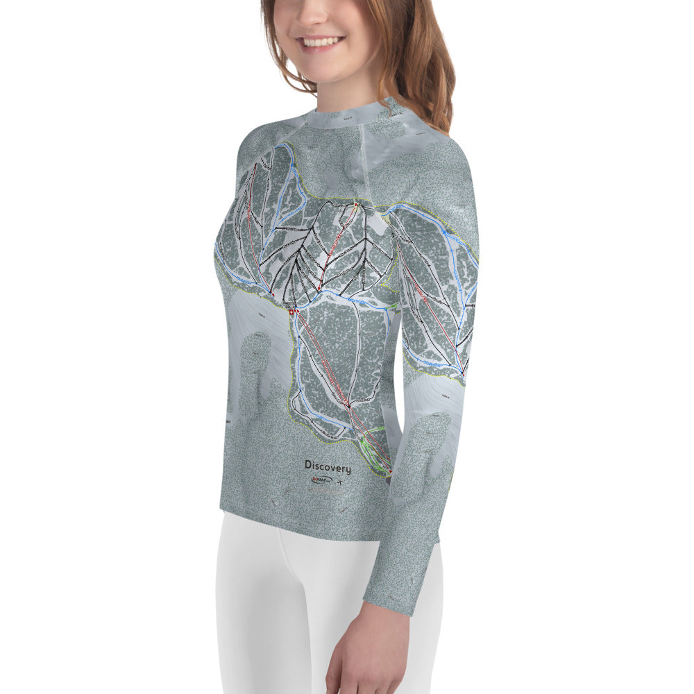 Discovery, Montana Ski Trail Map Youth Layers - Powderaddicts