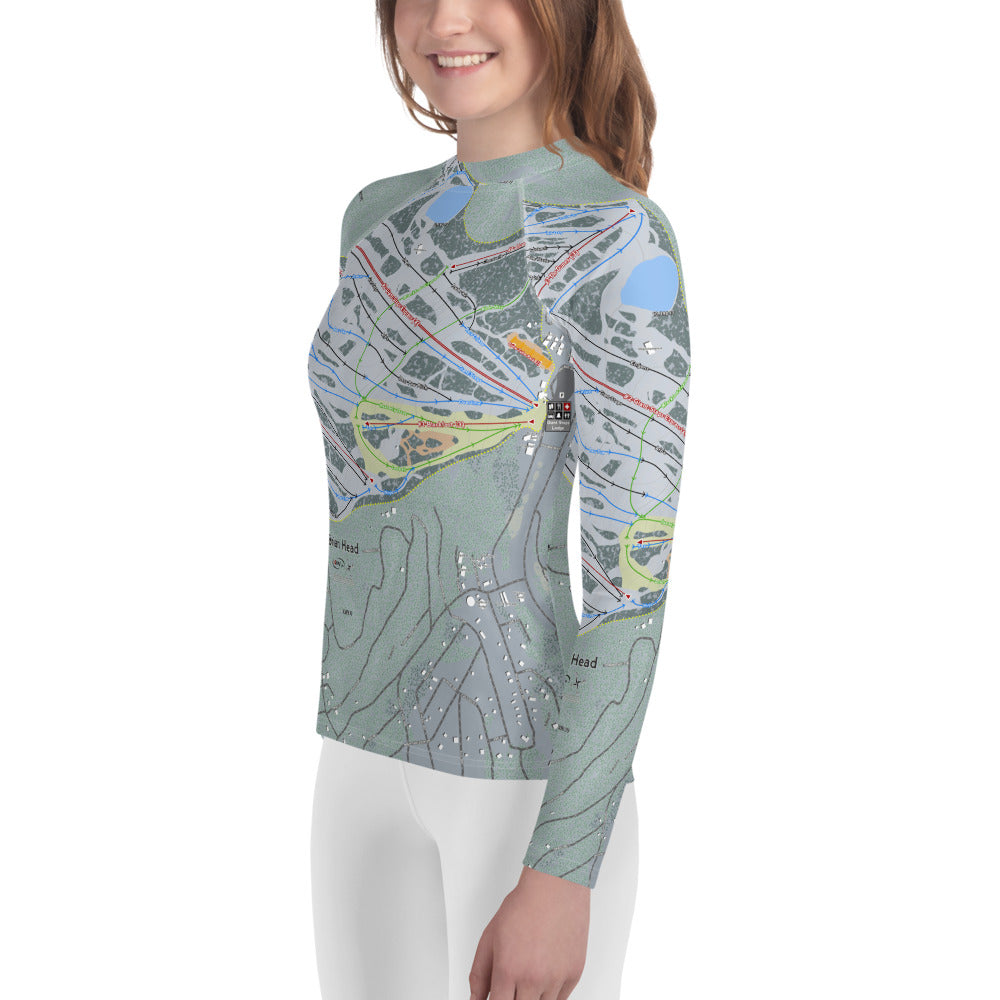 Brian Head,  Utah Ski Trail Map Youth Layers