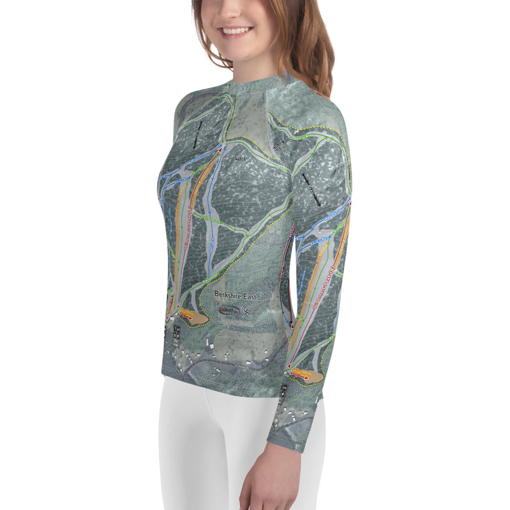 Berkshire East, Massachusetts Ski Trail Map Youth Layers