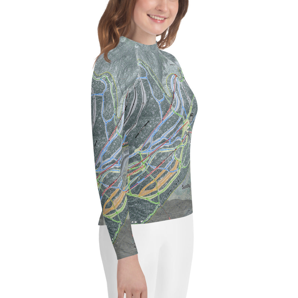 Sunday River, Maine Ski Trail Map Youth Layers - Powderaddicts