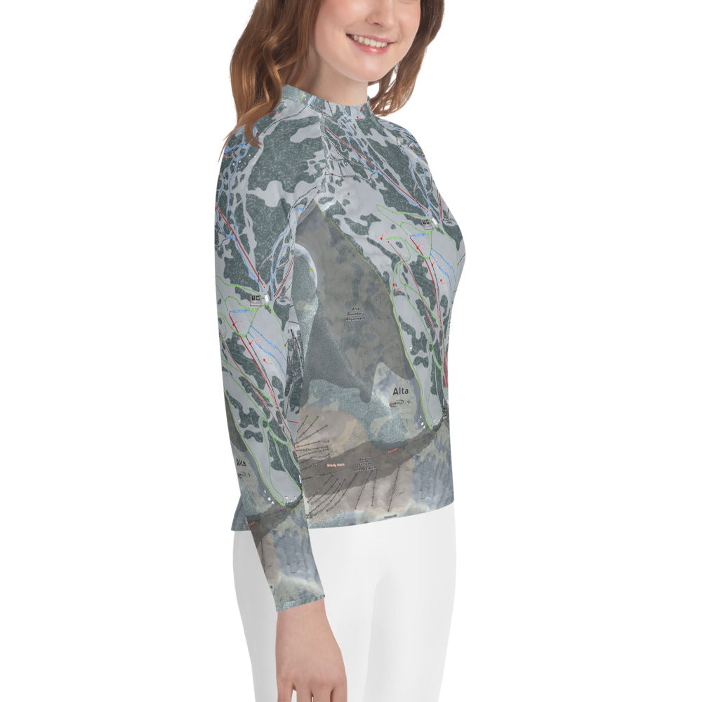 Alta, Utah Ski Trail Map - Youth Layers