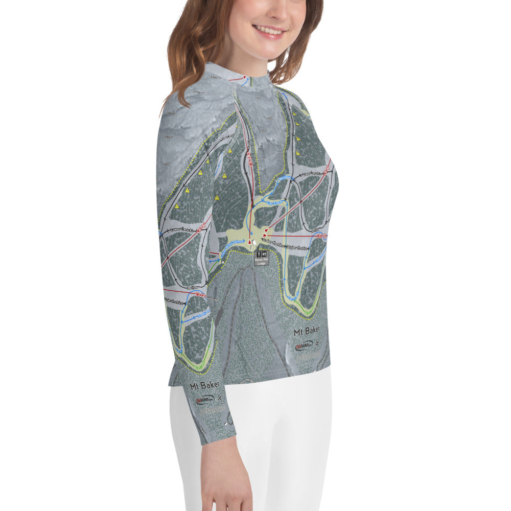 Mt. Baker, Washington Ski Trail Map Youth Layers