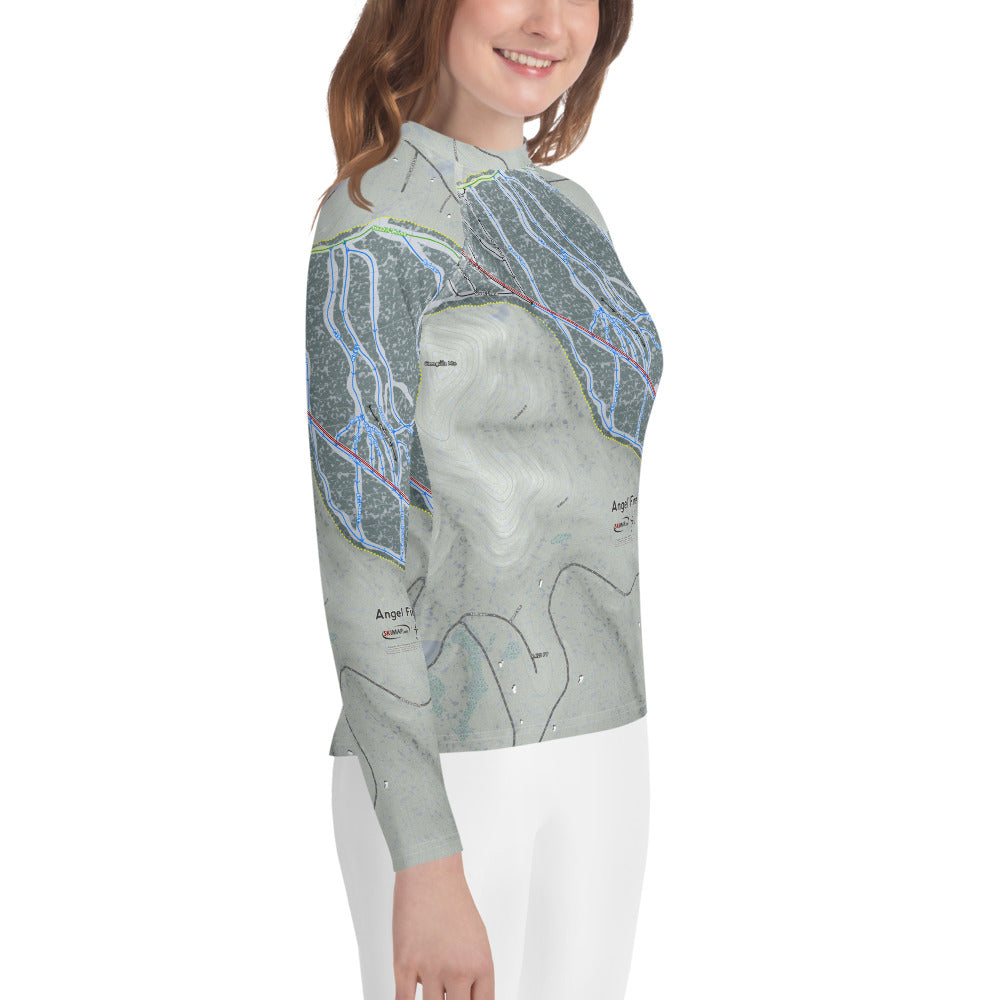 Angel Fire, New Mexico Ski Trail Map Youth Layers