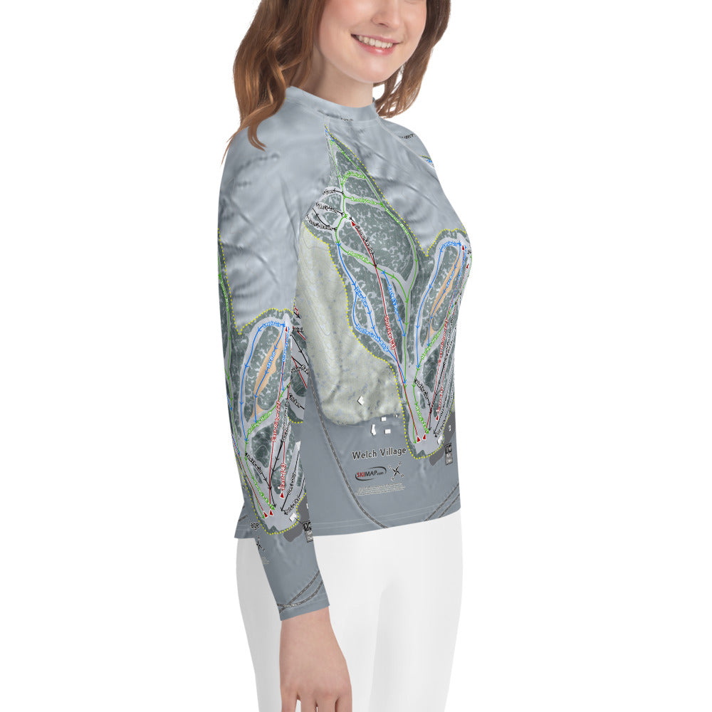 Welch Village, Minnesota Ski Trail Map Youth Layers