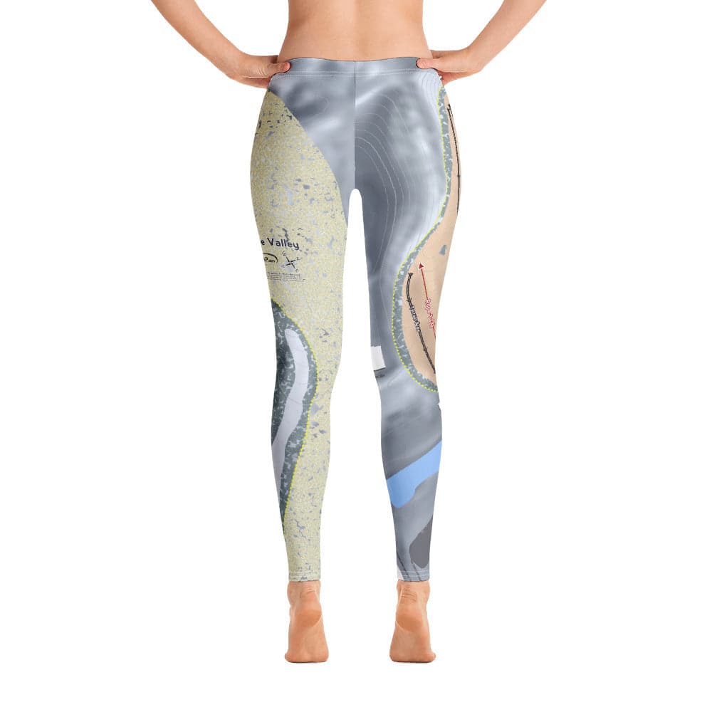 Alpine Valley, Wisconsin Ski Trail Map Women's Base Layer Bottom