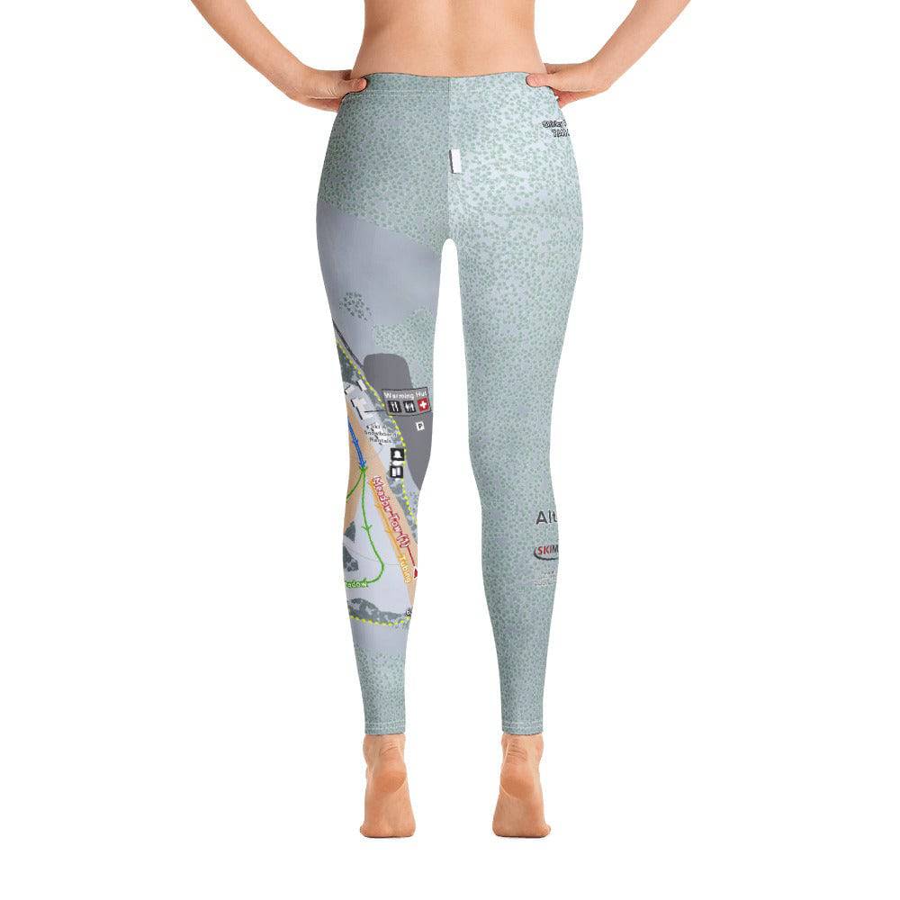 Alta Sierra, California Ski Trail Map Women's Base Layer Bottom