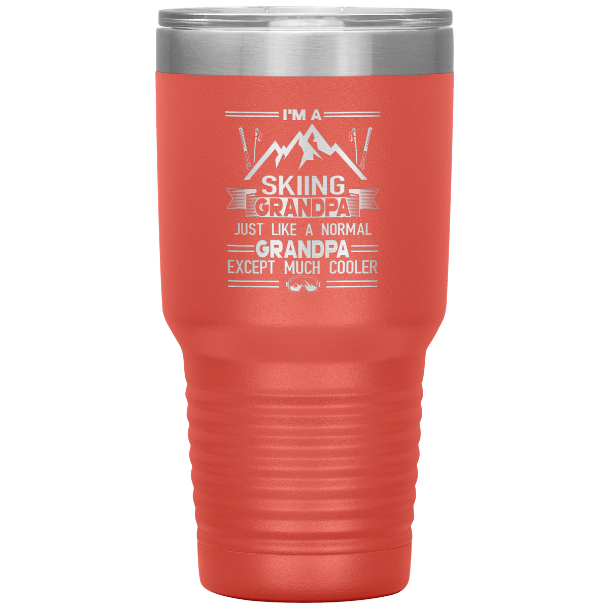 I'm A Skiing Mom 30oz Tumbler - Powderaddicts