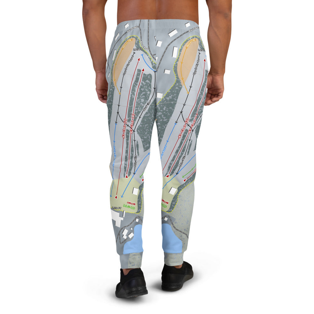 Appalachian Ski Mountain, North Carolina Ski Trail Map Men's Mid-Layer - Powderaddicts