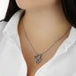 Double Heart Necklace for Moms: I Am The Skier I Am Today Because of You - Powderaddicts