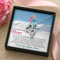 Double Heart Necklace for Moms: I Am The Skier I Am Today Because of You - Powderaddicts