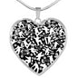 Snowboard Heart Pendant Necklace - Powderaddicts