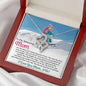 Double Heart Necklace for Moms: I Am The Skier I Am Today Because of You - Powderaddicts