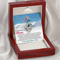 Double Heart Necklace for Moms: I Am The Skier I Am Today Because of You - Powderaddicts