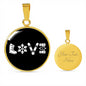 Love Snowboard Pendant Necklace - Powderaddicts