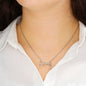 Some People Wait A Lifetime To Find Their Skiing Buddy - I Call Mine Mom |Love Script Necklace - Powderaddicts