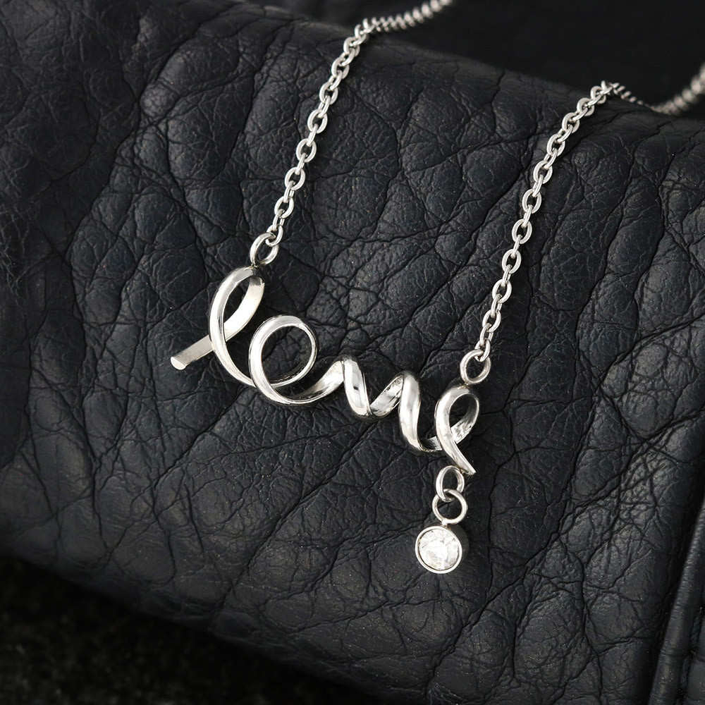 God Bless The Mountain Road - 3D Love Jewelry for Skiers and Snowboarders - Powderaddicts