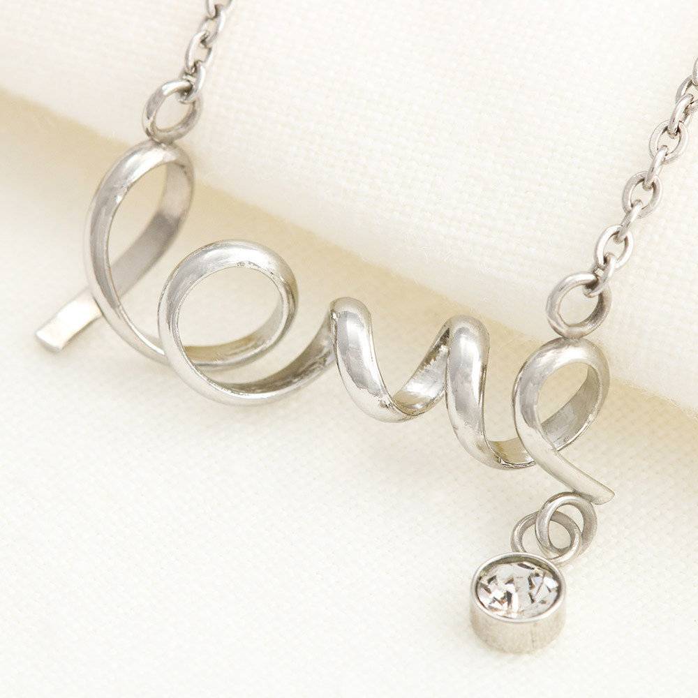 Some People Wait A Lifetime To Find Their Snowboarding Buddy, I Call Mine Mom | Scripted Love Necklace - Powderaddicts