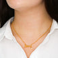 Some People Wait A Lifetime To Find Their Skiing Buddy - I Call Mine Mom |Love Script Necklace - Powderaddicts