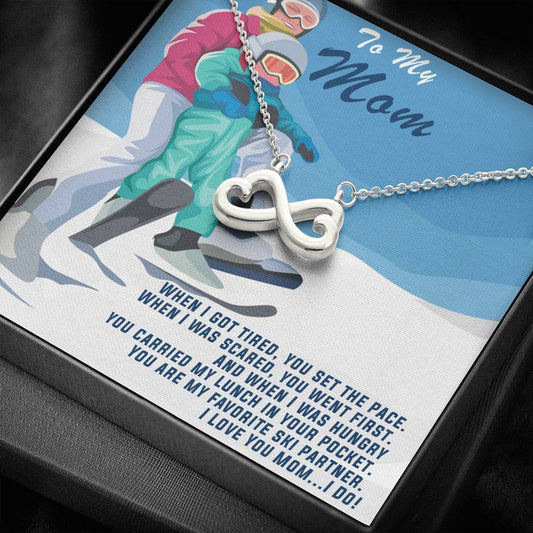 Infinity Heart Necklace for Mother's Day: When I Got Tired - Powderaddicts