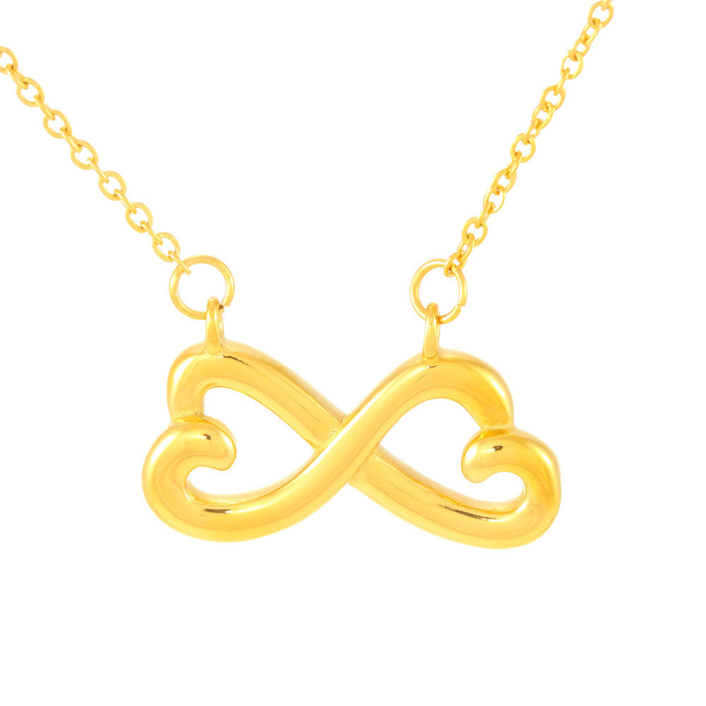 Infinity Heart Necklace for Mother&#39;s Day: When I Got Tired, You Set The Pace - Powderaddicts