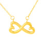 Infinity Hearts Necklace for Moms: I Am The Skier I Am Today Because of You - Powderaddicts