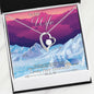 God Bless The Mountain Road That Led Me Straight To You - Gold Heart Pendant | Mountain Sunset - Powderaddicts
