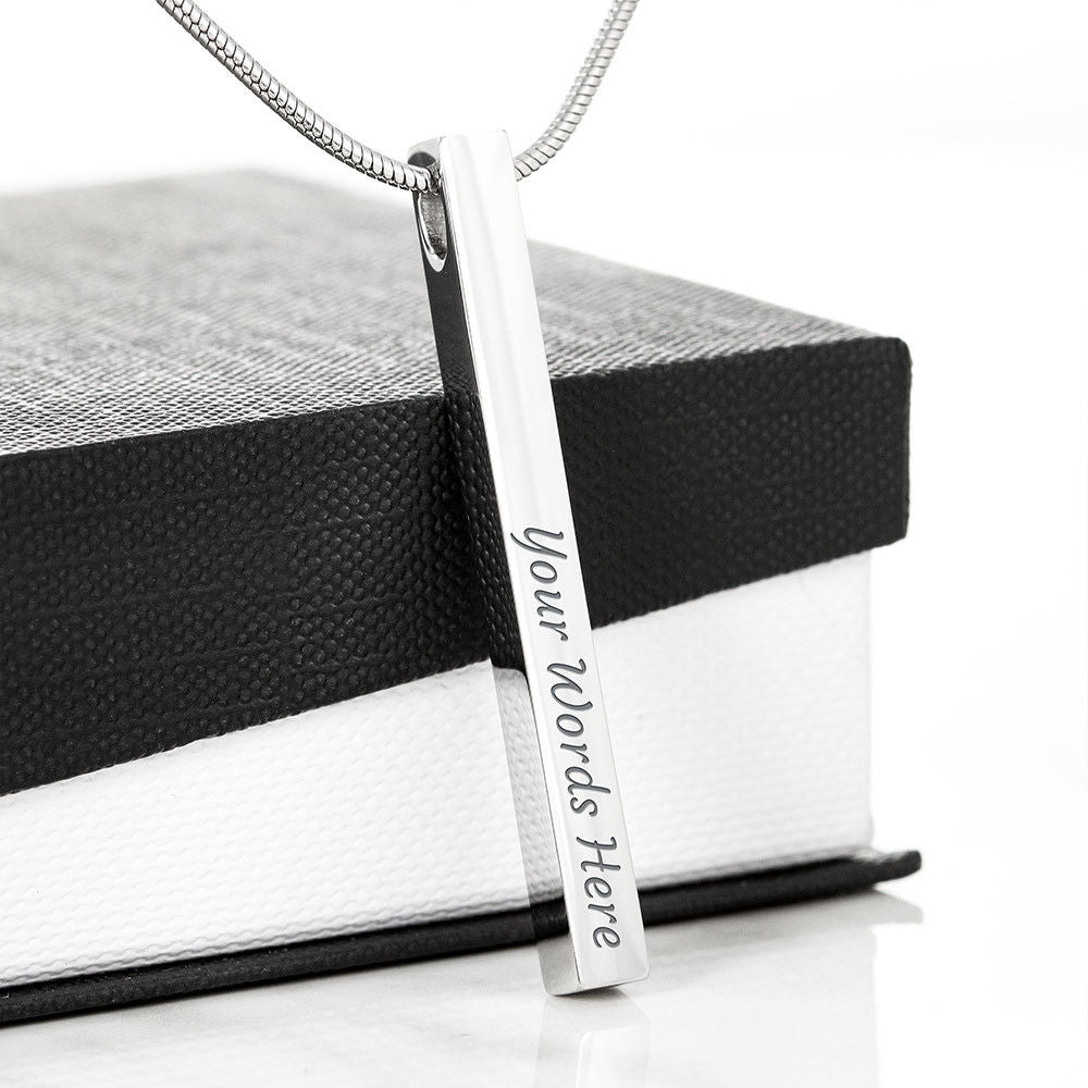 PERSONALIZED Stick Pendant for Moms: I Am The Skier I Am Today Because Of You - Powderaddicts