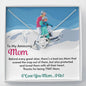 Love Knot Necklace for Moms: Behind Every Great Skier - Powderaddicts