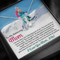 Alluring Beauty Necklace for Moms: I Am The Skier I Am Today Because Of You - Powderaddicts