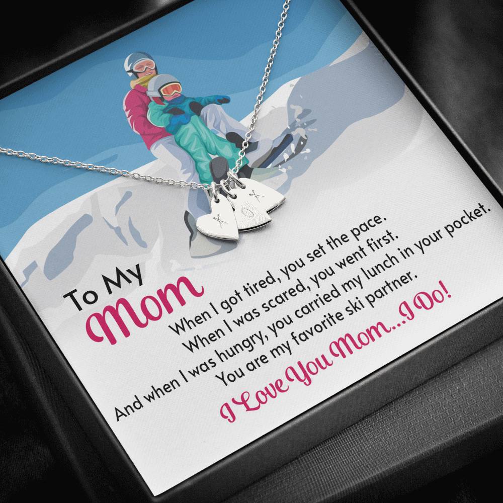 Sweetest Hearts Necklace for Moms: When I Got Tired, You Set The Pace - Powderaddicts