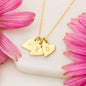 PERSONALIZED Sweetest Hearts Necklace for Moms: Behind Every Great Skier - Powderaddicts