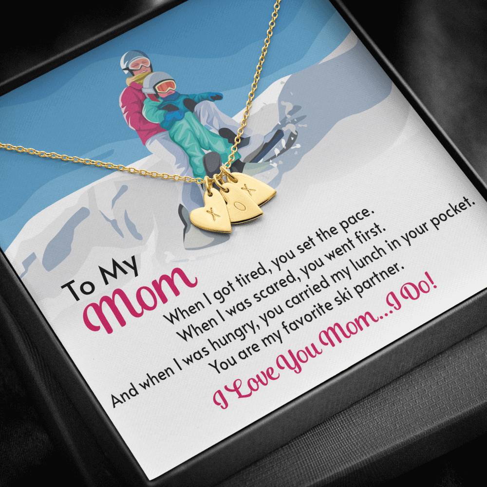 Sweetest Hearts Necklace for Moms: When I Got Tired, You Set The Pace - Powderaddicts