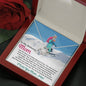 Love Knot Necklace for Moms: I Am The Skier I Am Today Because Of You - Powderaddicts
