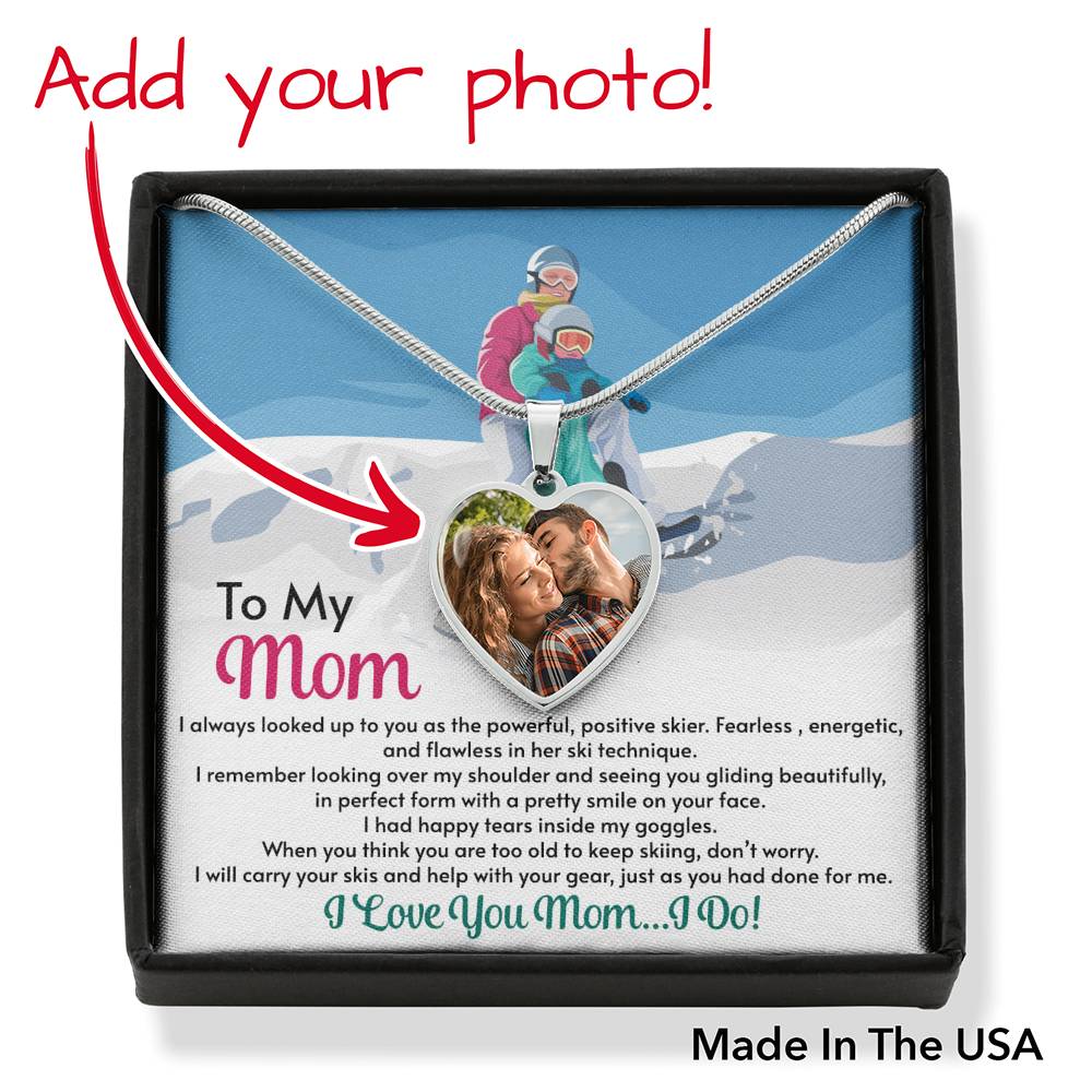 PERSONALIZED Photo Pendant for Moms: I Always Looked Up To You - Powderaddicts