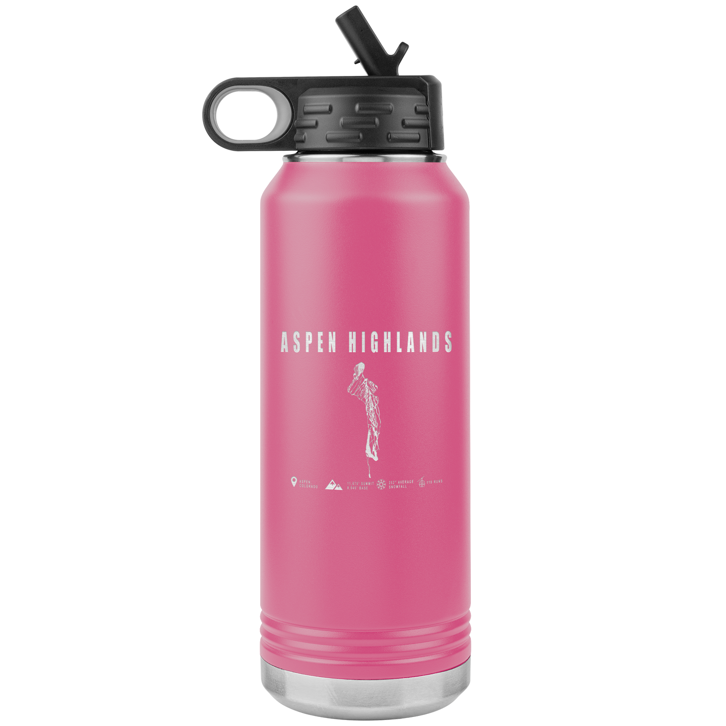 Aspen Highlands, Colorado Ski Resort 32oz Tumbler - Powderaddicts