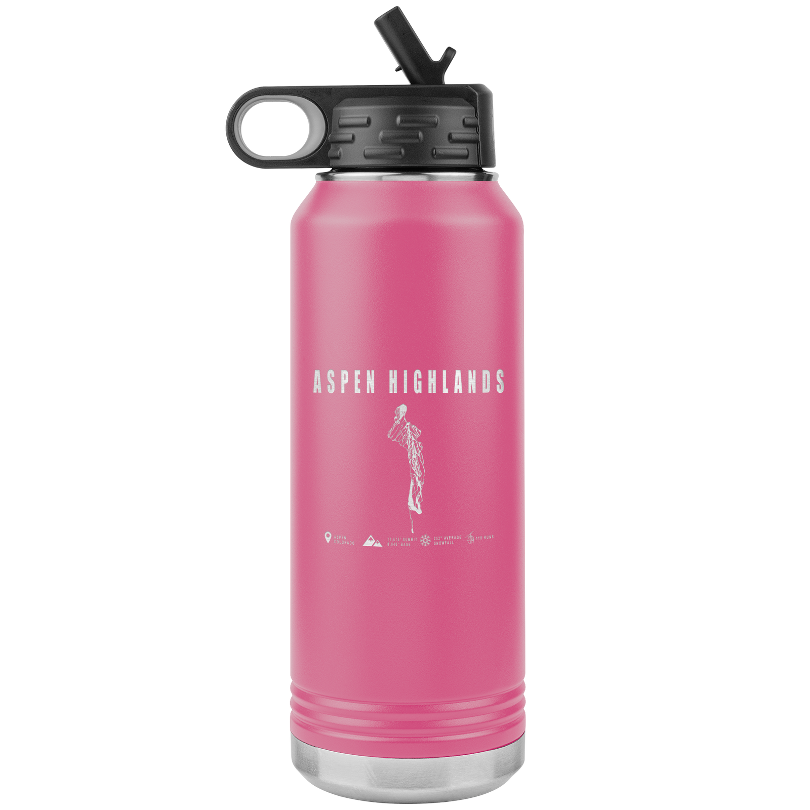 Aspen Highlands, Colorado Ski Resort 32oz Tumbler - Powderaddicts