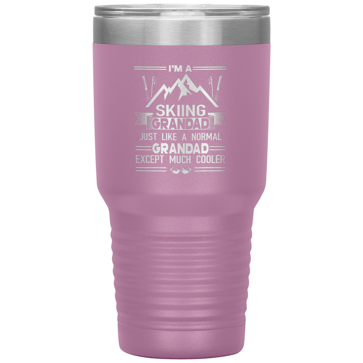 I&#39;m A Skiing Grandad 30oz Tumbler - Powderaddicts