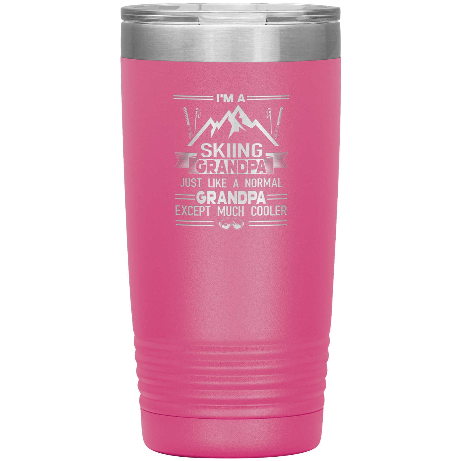 I'm A Skiing Mom 20oz Tumbler - Powderaddicts