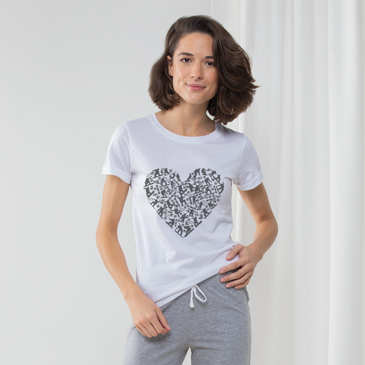Snowboard Heart PAJAMA SET - Powderaddicts