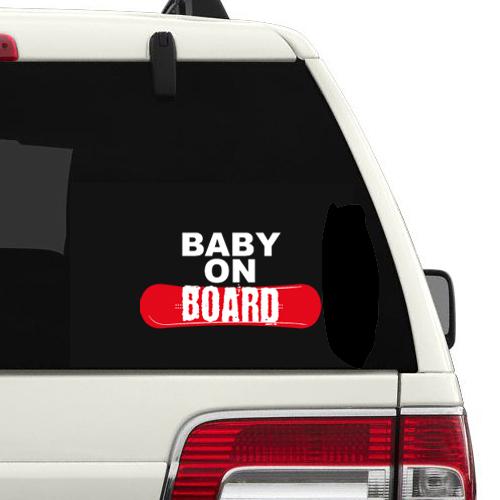 Baby On Board Car Stickers - Powderaddicts