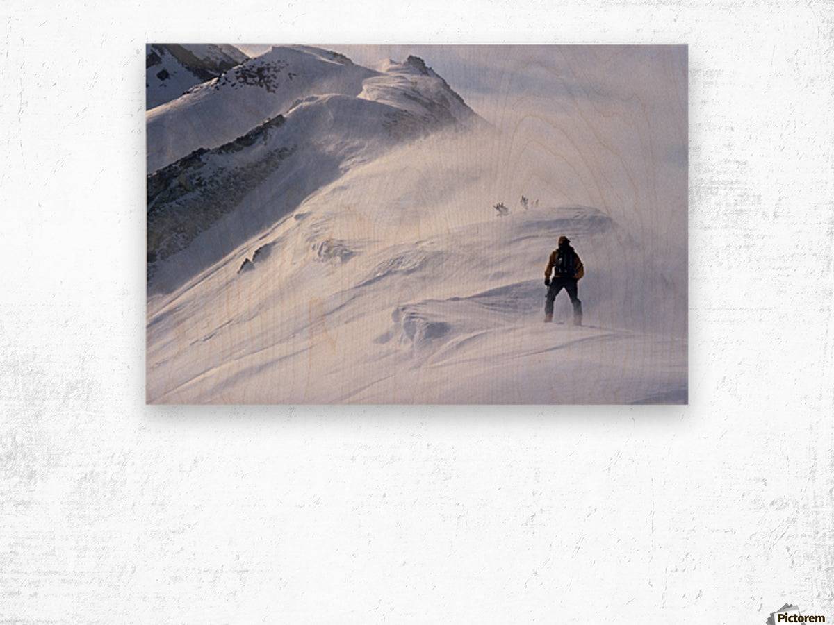 Back Country Skier Climbing Ridge - Powderaddicts