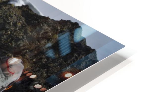 Backcountry skier on West Twin Peak near Eklutna - Powderaddicts