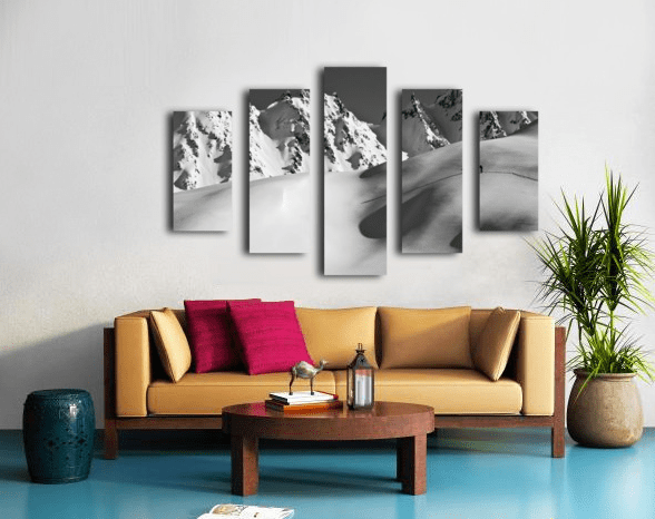 Backcountry skier skinning in the Iguana - Powderaddicts