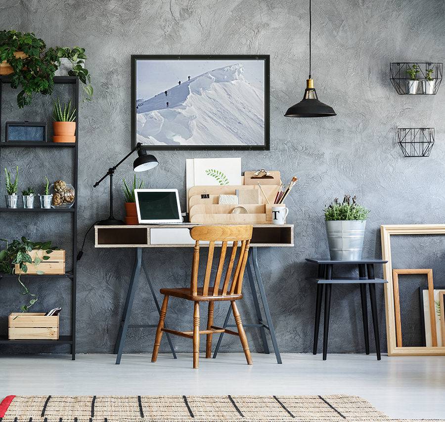 Backcountry Skiers On The Ridge Of Pms Bowl - Powderaddicts