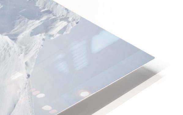 Backcountry Skiers On The Ridge Of Pms Bowl - Powderaddicts